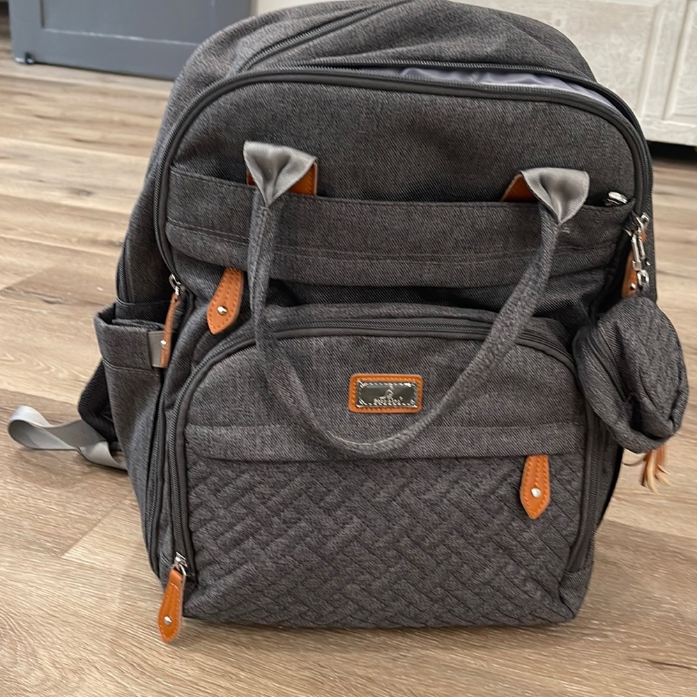Backpack diaper bag